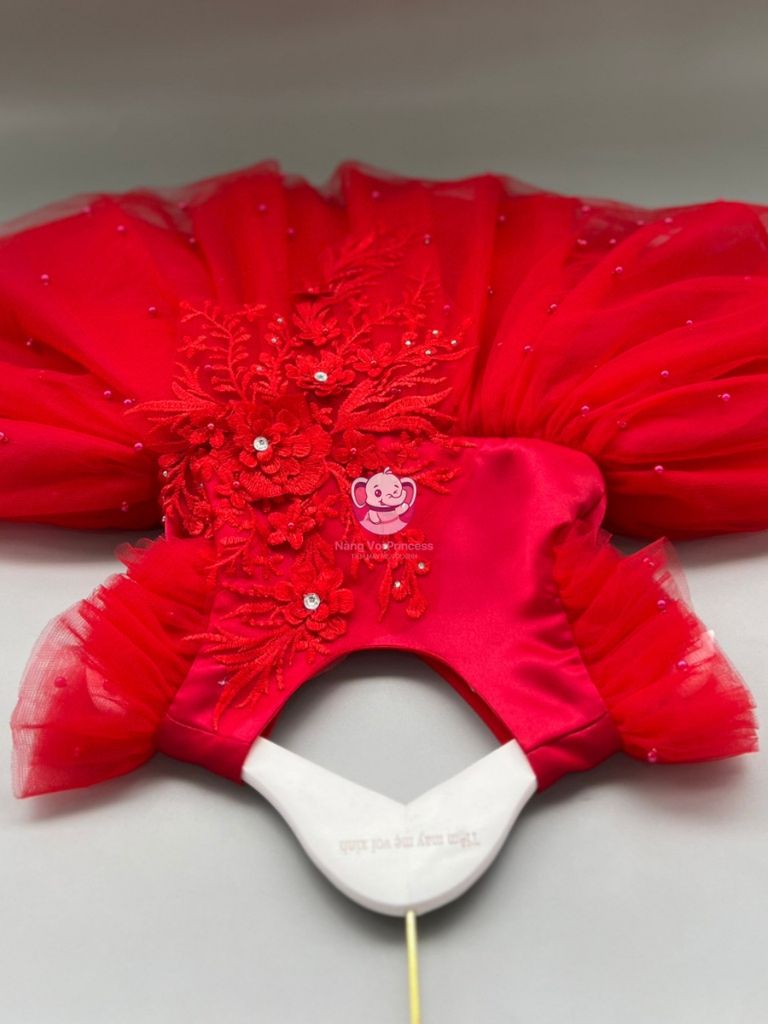 Váy công chúa cánh tiên, đính đá cho bé từ 7kg tới 35kg