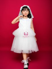 Váy công chúa kim sa 2 tầng, cho bé từ 7kg tới 35kg