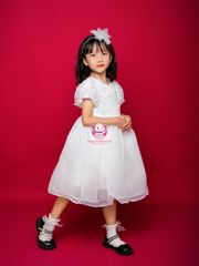 Váy công chúa kim sa tay bồng, cho bé từ 7kg tới 35kg