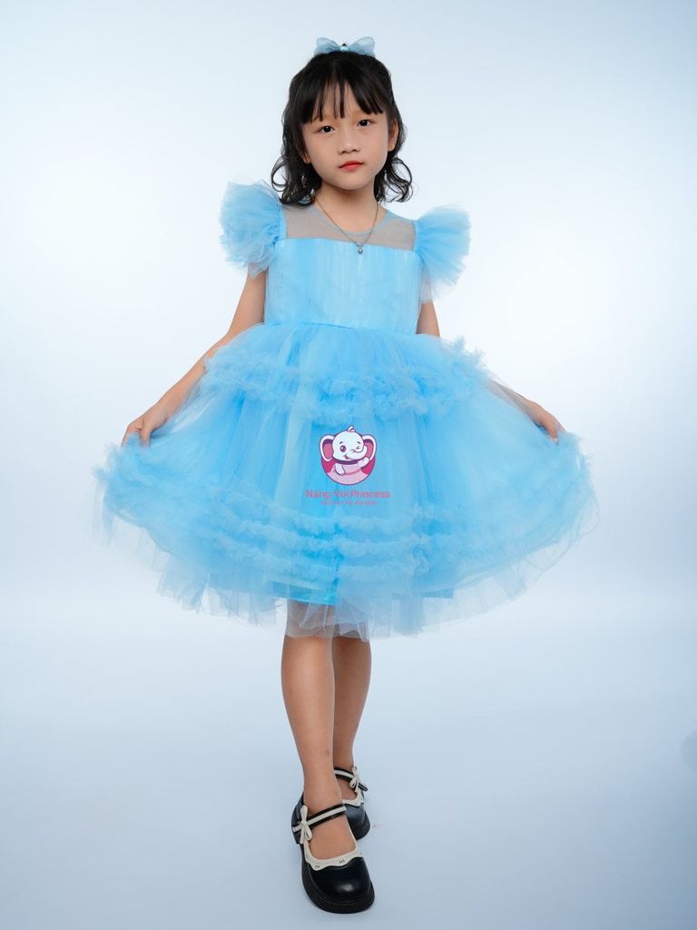 Váy công chúa nhún, siêu bồng bềnh mềm mại cho bé từ 7kg tới 45kg