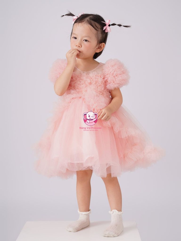 Váy công chúa thiên nga, siêu dễ thương, bồng bềnh cho bé từ 7kg tới 35kg