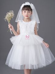 Váy công chúa kim sa 2 tầng, cho bé từ 7kg tới 35kg