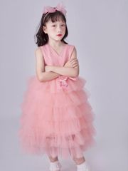 Váy công chúa xếp tầng, sát nách mát mẻ cho bé từ 7kg tới 45kg