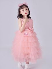 Váy công chúa xếp tầng, sát nách mát mẻ cho bé từ 7kg tới 45kg