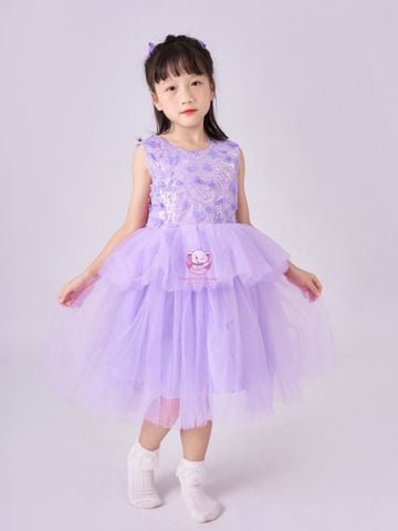 Váy công chúa kim sa 2 tầng, cho bé từ 7kg tới 35kg