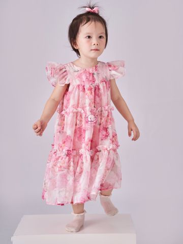 Váy voan ép cánh tiên, mềm mại, mặc ở nhà cho bé từ 7 tới 42kg - Tiệm May Mẹ Voi Xinh