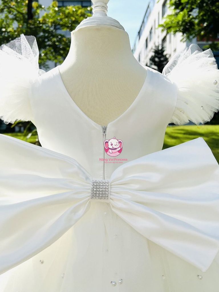 Váy công chúa cổ đính ngọc