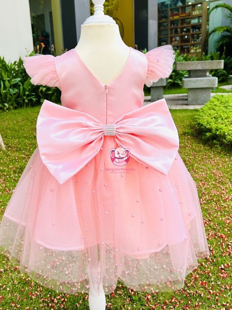 Váy công chúa cổ đính ngọc