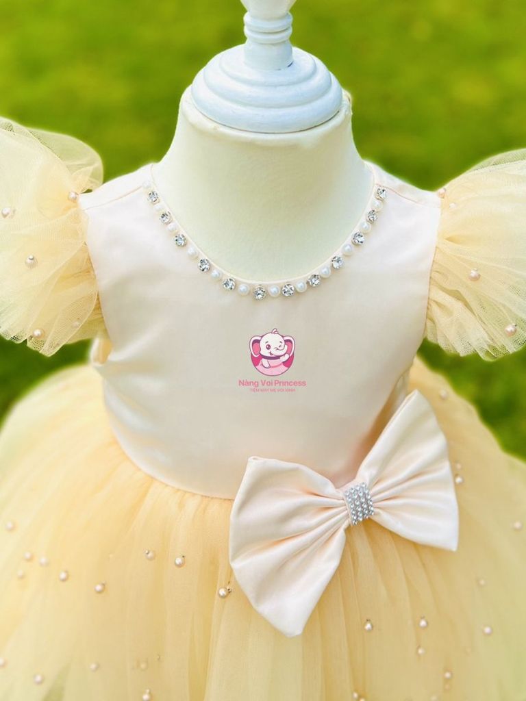 Váy công chúa cổ đính ngọc