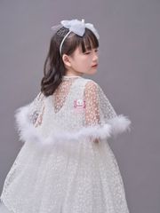 Set váy công chúa trắng tinh khôi Mimi Dress - Cho bé từ 7kg tới 35kg