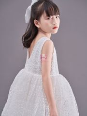 Set váy công chúa trắng tinh khôi Mimi Dress - Cho bé từ 7kg tới 35kg