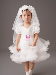 Váy sao nhũ, lung linh, sang trọng, cho bé từ 8kg tới 35kg