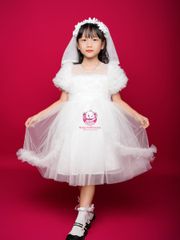 Váy công chúa thiên nga, siêu dễ thương, bồng bềnh cho bé từ 7kg tới 35kg