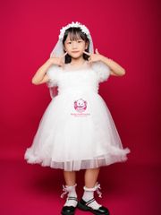 Váy công chúa thiên nga, siêu dễ thương, bồng bềnh cho bé từ 7kg tới 35kg