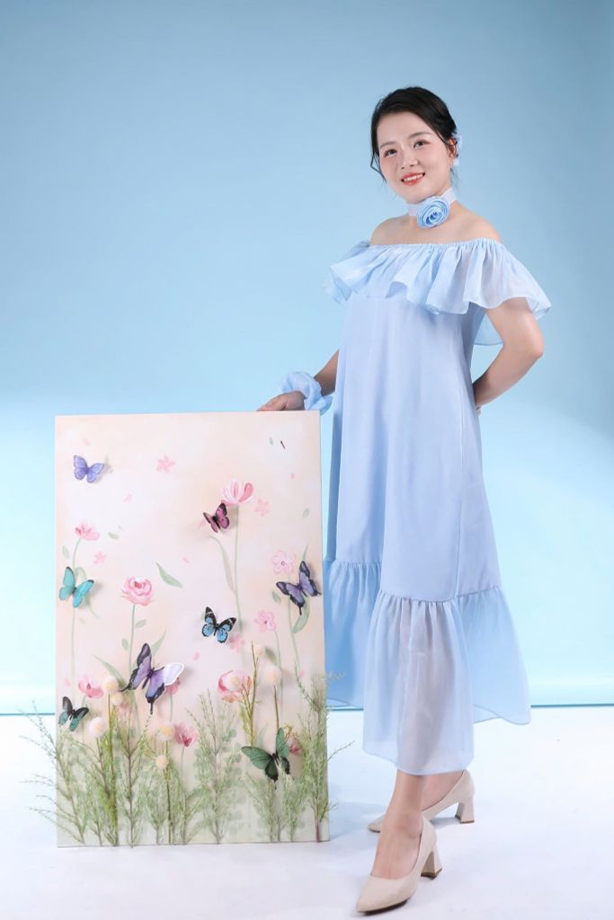 Váy tơ óng mẹ và bé Nàng Hạ - Thiết kế cao cấp