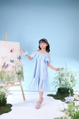 Váy tơ óng mẹ và bé Nàng Hạ - Thiết kế cao cấp