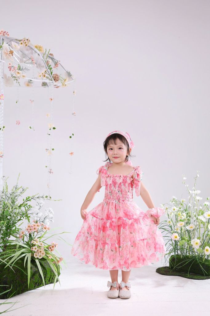 Váy Cao Cấp Mẹ và Bé Hai Dây Baby