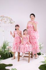 Váy Cao Cấp Mẹ và Bé Hai Dây Baby