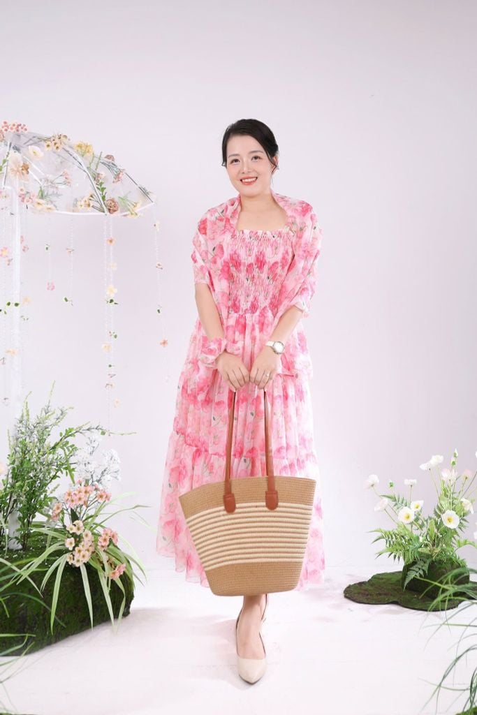 Váy Cao Cấp Mẹ và Bé Hai Dây Baby