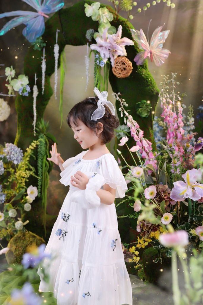 Váy Cao Cấp Mẹ và Bé Hoa Cúc Nhỏ