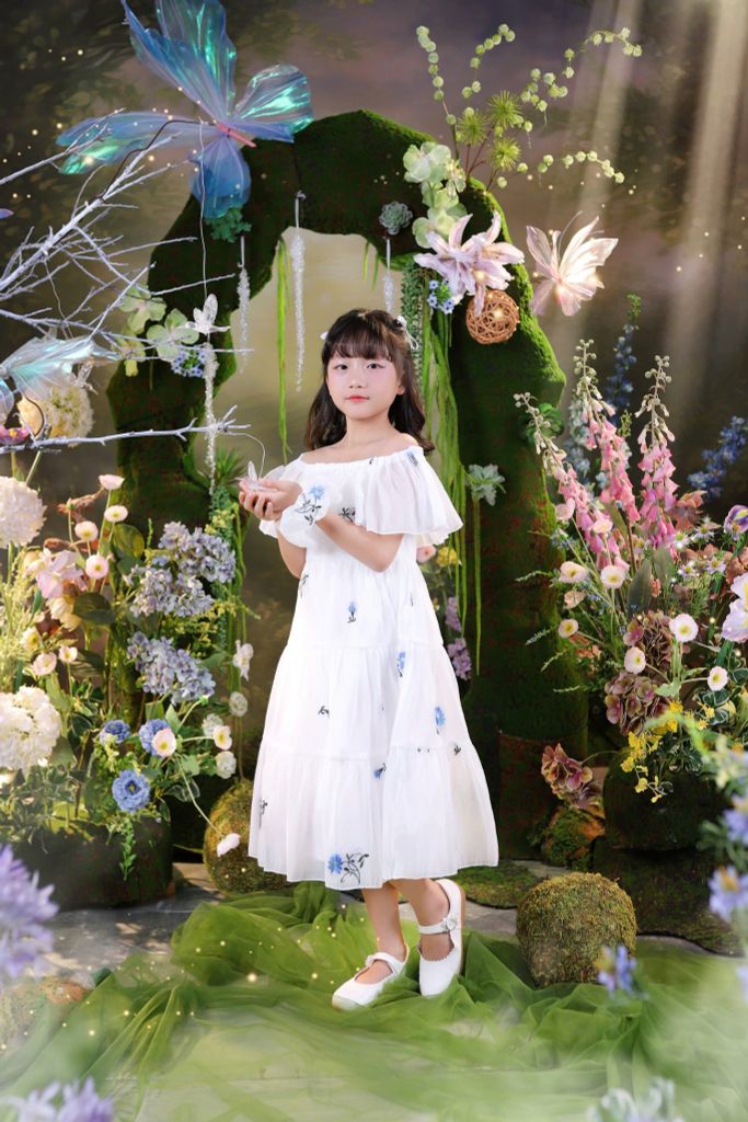 Váy Cao Cấp Mẹ và Bé Hoa Cúc Nhỏ