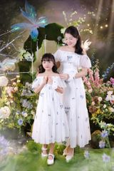 Váy Cao Cấp Mẹ và Bé Hoa Cúc Nhỏ