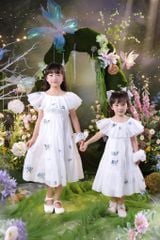 Váy Cao Cấp Mẹ và Bé Hoa Cúc Nhỏ