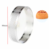  Stainless Steel Nonstick Round Cake Ring - Khuôn hình Tart chống dính 8cm / 10cm 