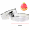  Stainless Steel Nonstick Round Cake Ring - Khuôn hình Tart chống dính 10cm 