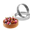  Stainless Steel Nonstick Round Cake Ring - Khuôn hình Tart chống dính 10cm 