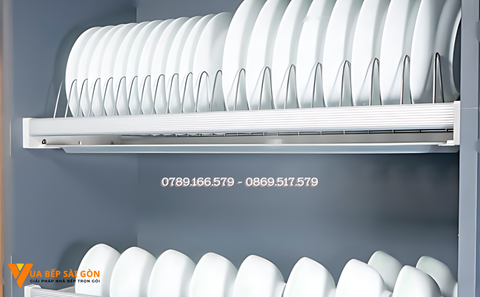 GIÁ BÁT ĐĨA CỐ ĐỊNH INOX 304 KHUNG NHÔM - Thương hiệu Canzy