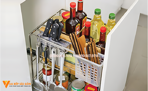 giá dao thớt nan dẹt inox 304 Canzy