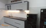 Tủ bếp nhựa đặc PVC phủ Acrylic