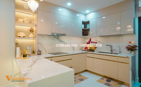 Tủ bếp nhựa vincoplast 5