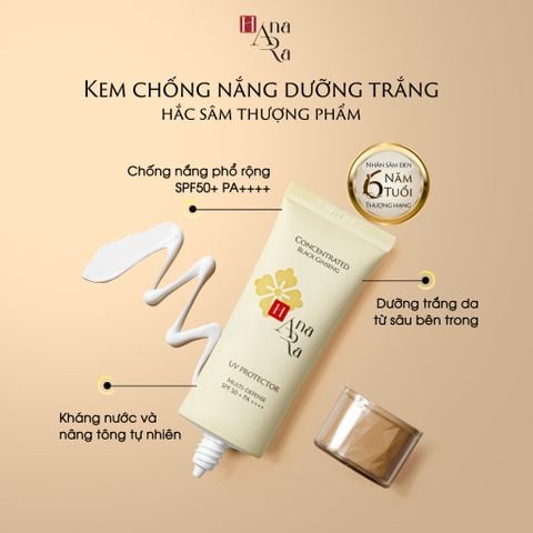  Kem chống nắng dưỡng trắng Hắc Sâm thượng phẩm 