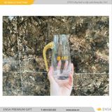  BỘ BÌNH LY MẠ VÀNG THỦY TINH 01 (ABIC) 