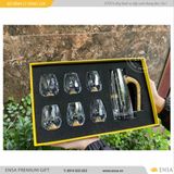  BỘ BÌNH LY MẠ VÀNG THỦY TINH 01 (ABIC) 