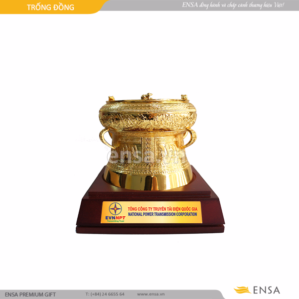  TRỐNG ĐỒNG MẠ VÀNG 01 (ĐIỆN QUỐC GIA) 