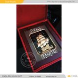  TRANH THUYỀN MẠ VÀNG 24K 