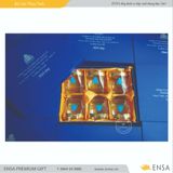  BỘ CỐC THỦY TINH KHẢM VÀNG (PHÚ AN QUÝ) 