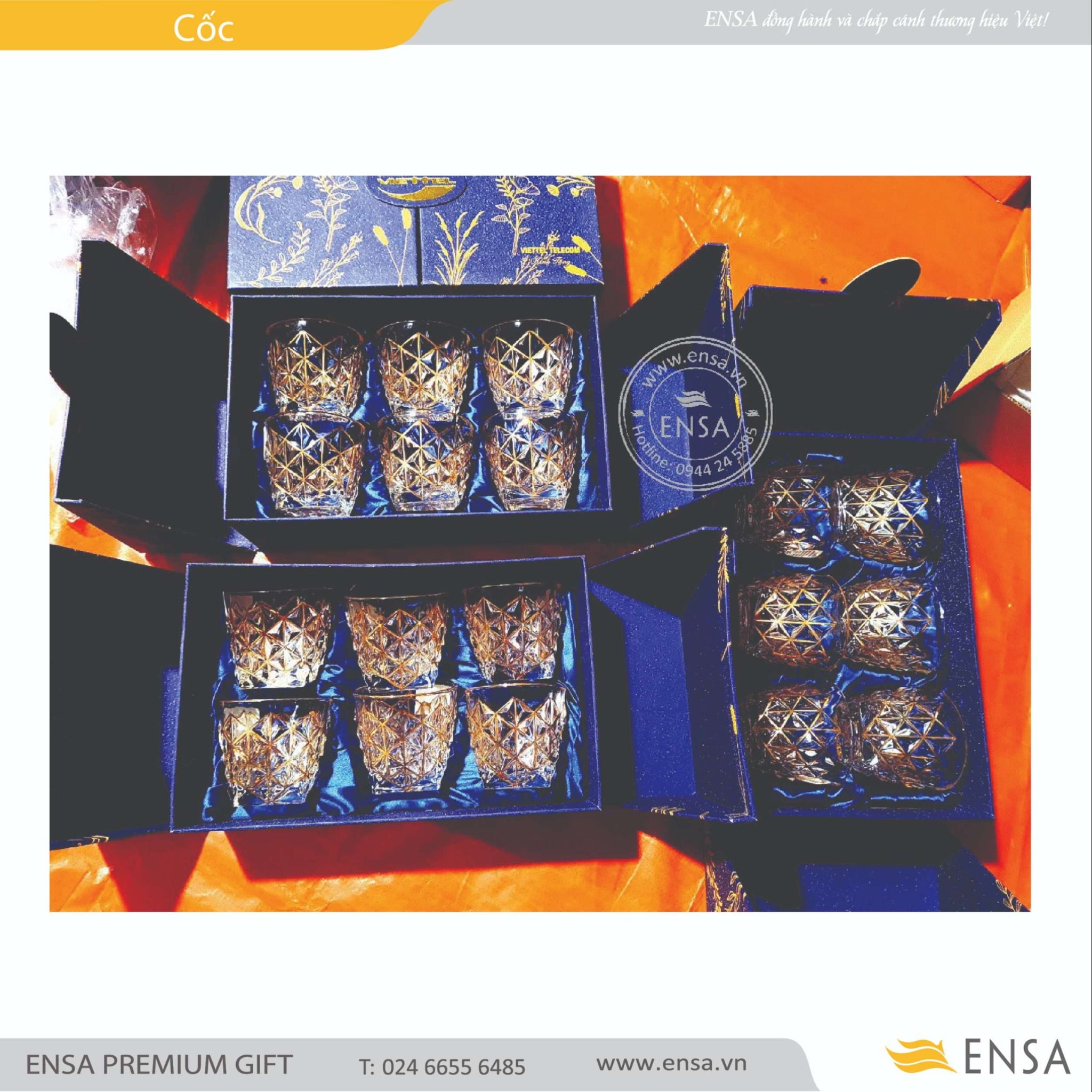  BỘ CỐC THỦY TINH CAO CẤP 01 (VIETTEL) 