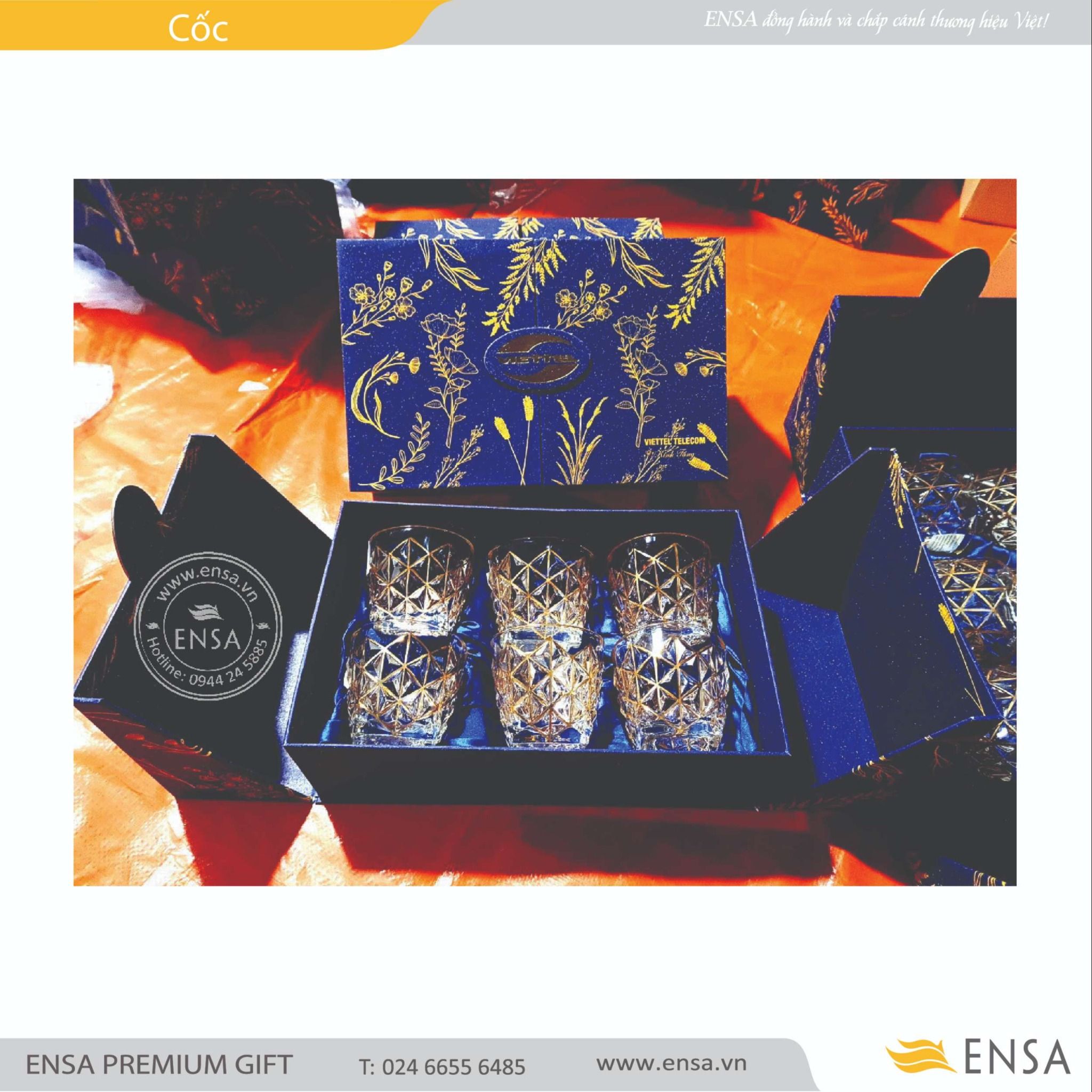  BỘ CỐC THỦY TINH CAO CẤP 01 (VIETTEL) 