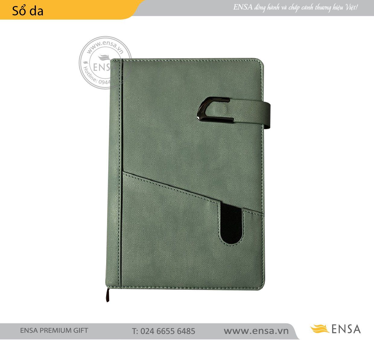  SỔ DÁN BÌA DA 24 