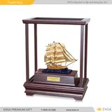  BIỂU TRƯNG THUYỀN MẠ VÀNG 24K 