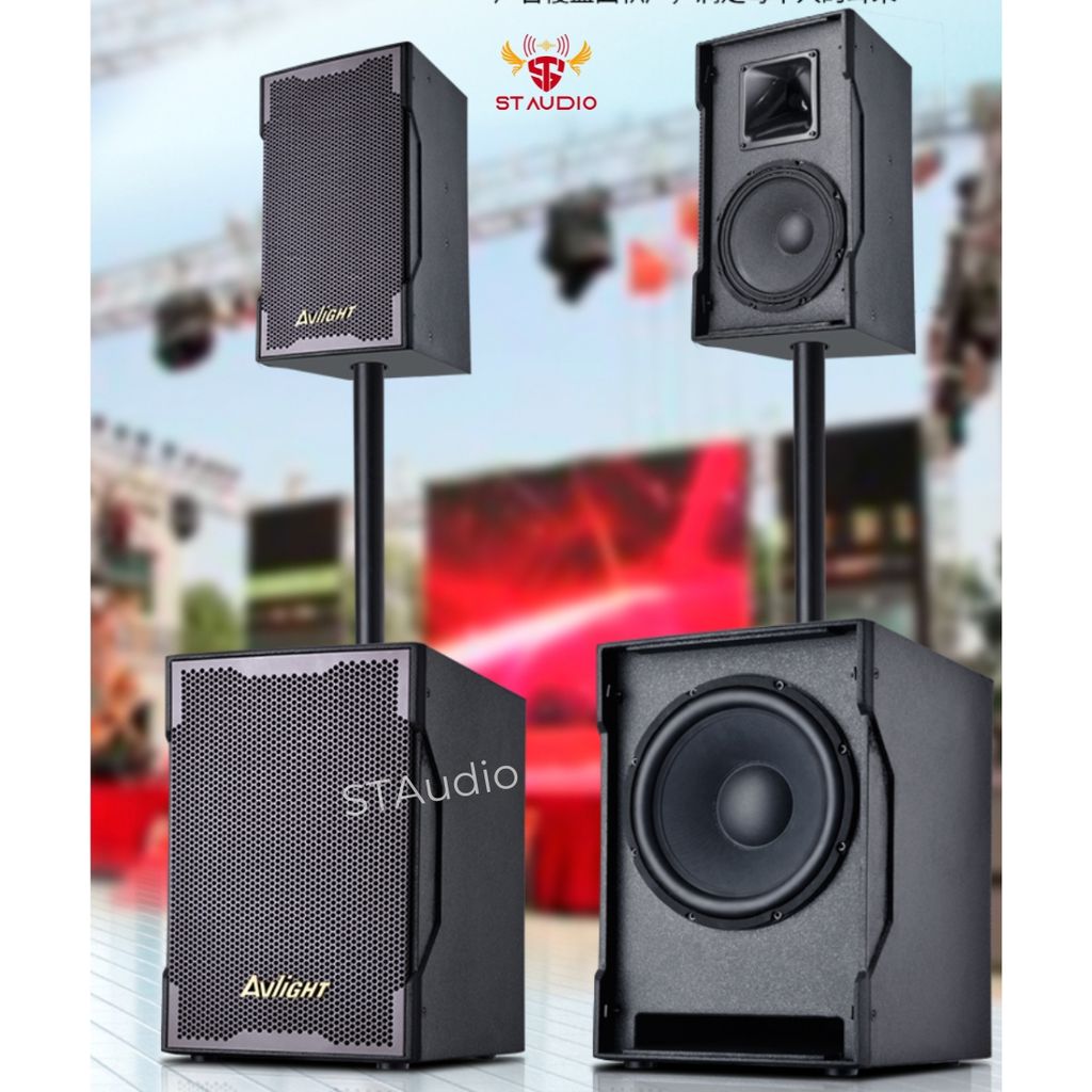 Dàn Karaoke Biểu Diễn Avlight K10 | Kết nối USB/AUX/Bluetooth