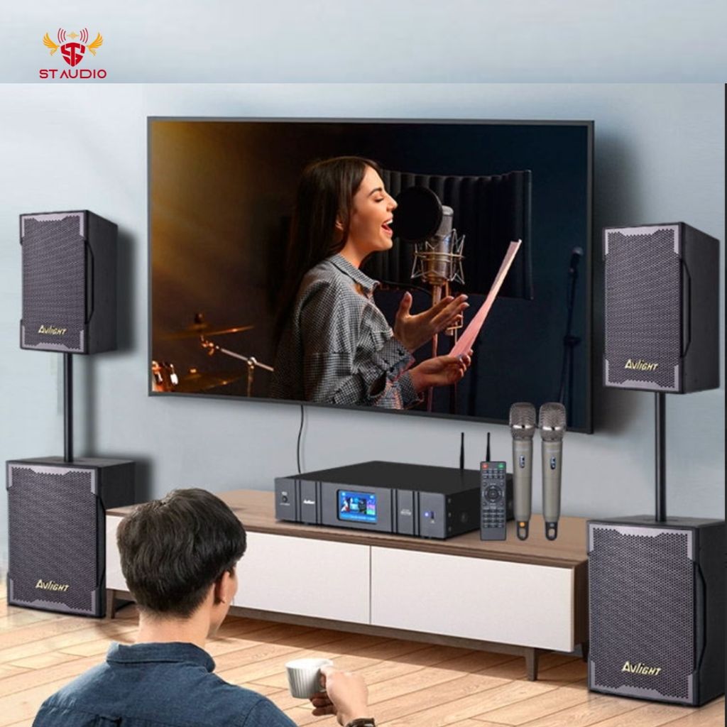 Dàn Karaoke Biểu Diễn Avlight K10 | Kết nối USB/AUX/Bluetooth