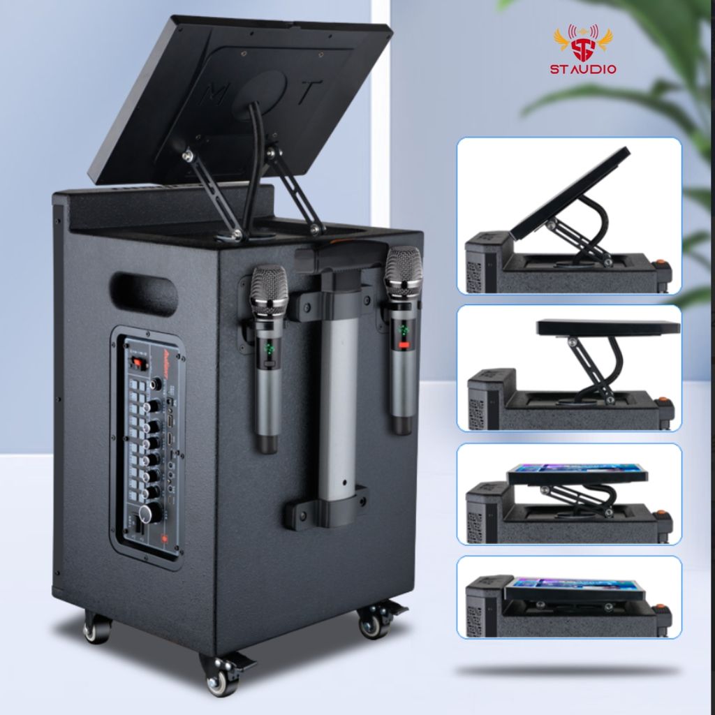 Loa Kéo Karaoke Avlight D26 | Màn Hình Cảm Ứng 18,5 inch | Chính Hãng