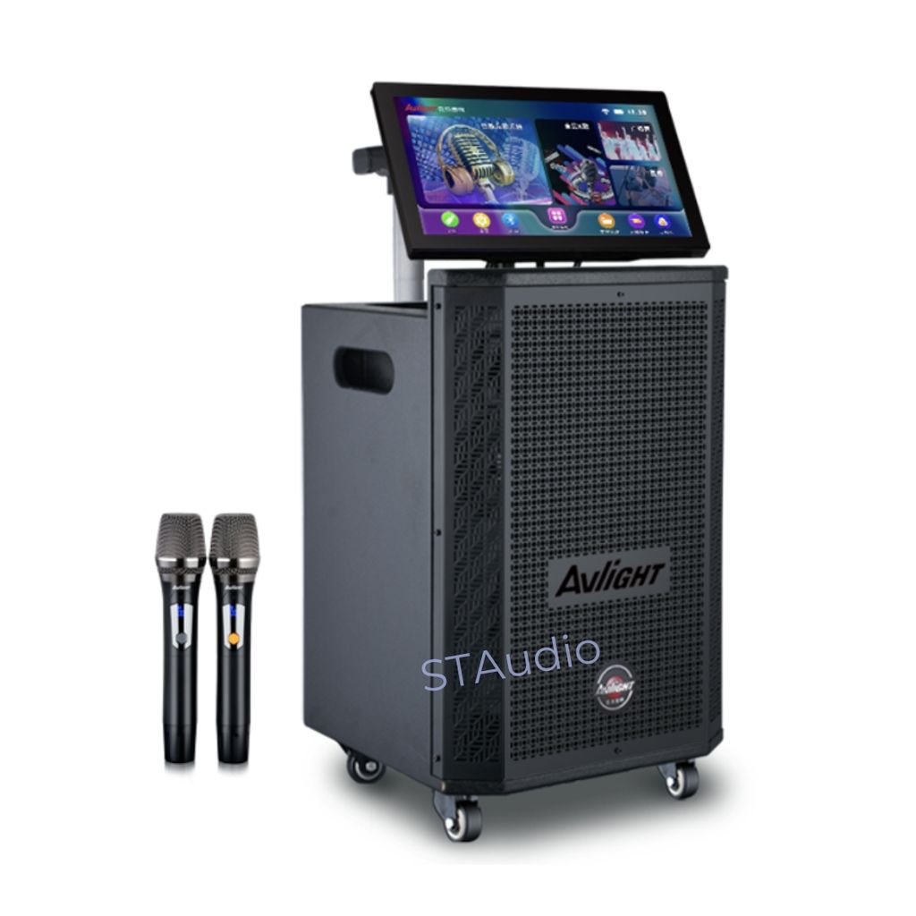 Loa Kéo Karaoke Avlight D26 | Màn Hình Cảm Ứng 18,5 inch | Chính Hãng