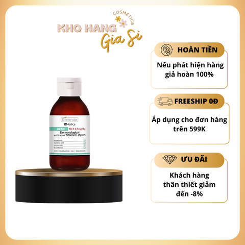 Toner giảm mụn, giảm thâm, Bielenda Dr Medica Dr Medica Acne Dermatologic Anti-Acne 250 ml