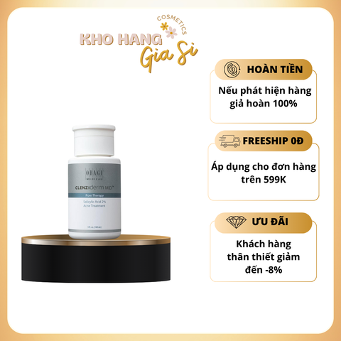 Dung Dịch BHA Giảm Mụn, Dầu Nhờn Obagi Clenziderm MD Pore Toner Therapy 148ML